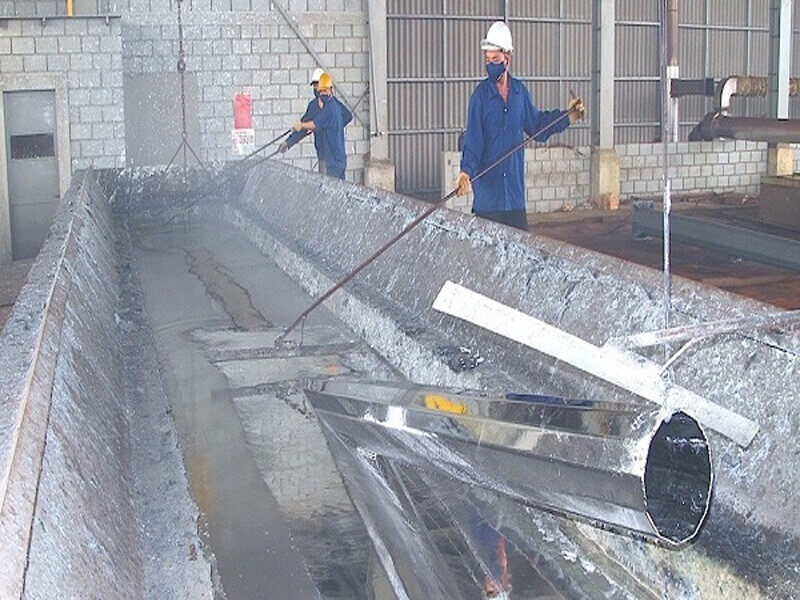 Quy trình mạ kẽm nhúng nóng