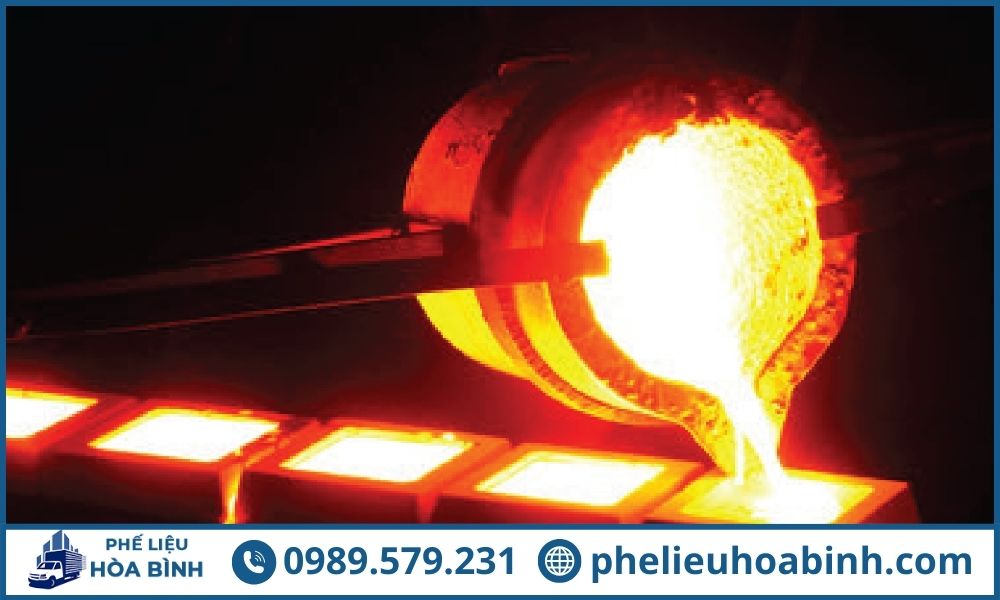 Nhiệt độ nóng chảy của đồng trong khoảng từ 1083°C - 1085°C