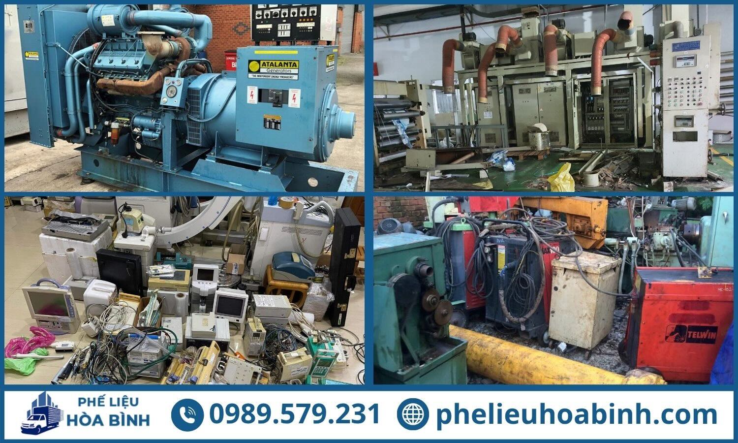 Các loại máy móc công nghiệp, thiết bị y tế, vận tải,... đều được thu mua giá cao