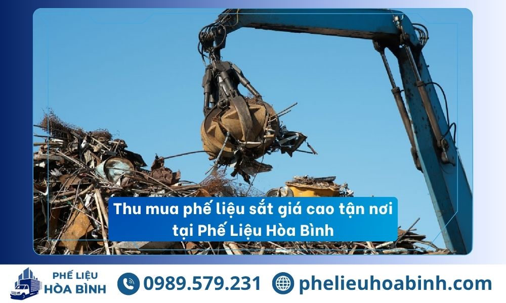 Thu mua Phế liệu Sắt thép, Sắt vụn giá cao tận nơi tại TPHCM