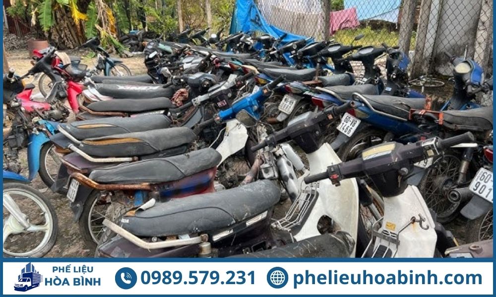 Các loại xe máy phế liệu chuyên được thu mua tại Phế Liệu Hòa Bình