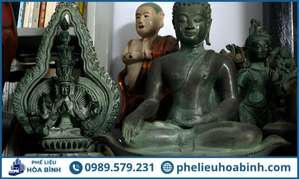 Đồng đen có giá trị cao, thường được sử dụng trong chế tác tượng phật, đồ phong thuỷ