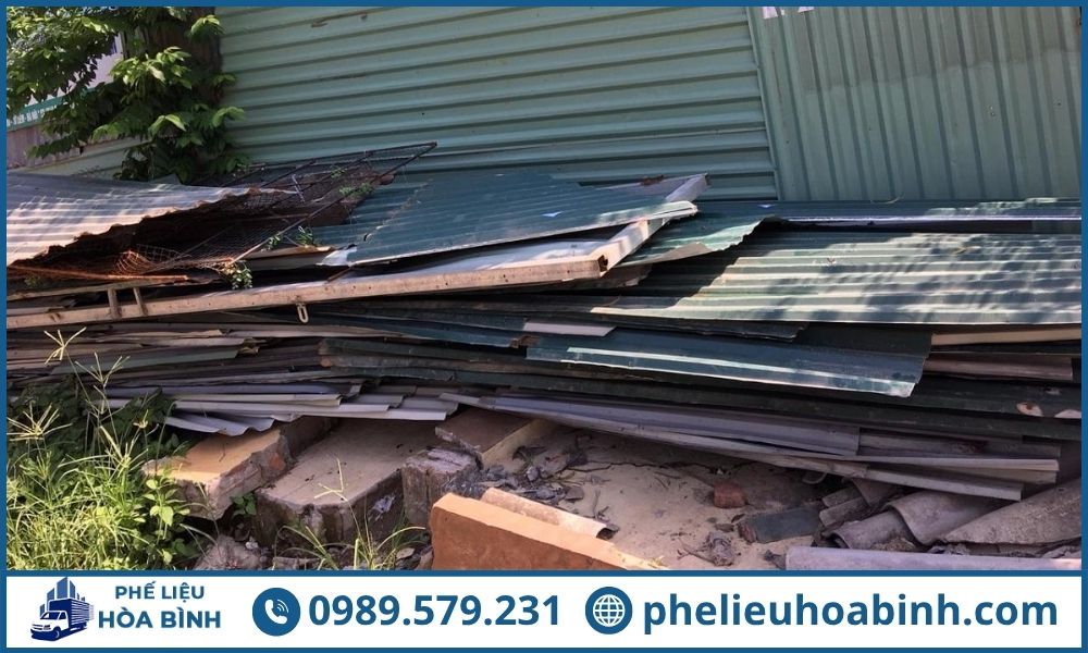 Quy trình tiếp nhận và thu gom tôn phế liệu ở Phế Liệu Hoà Bình