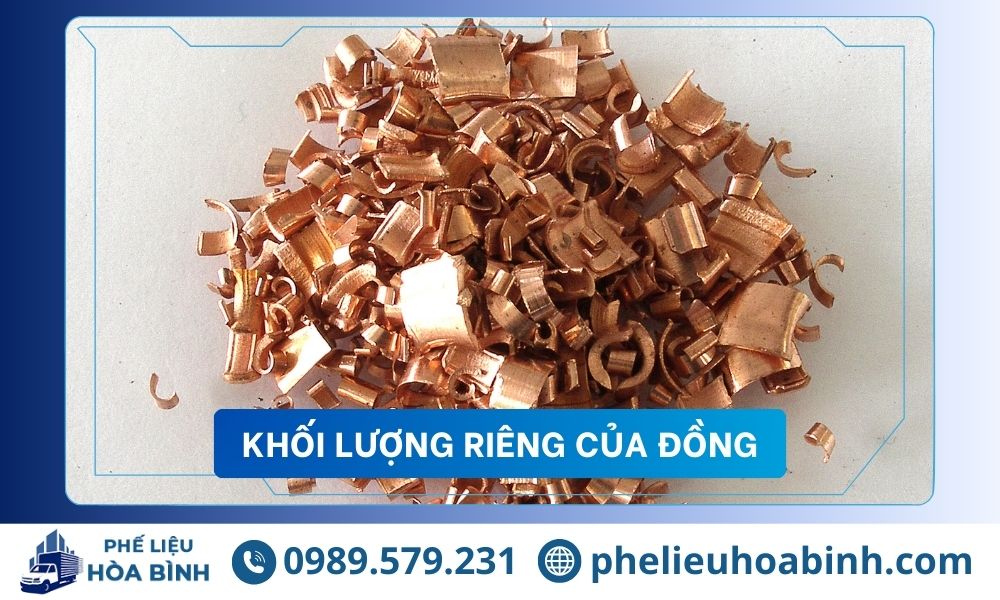 Khối lượng riêng của đồng là bao nhiêu? Trọng lượng riêng bao nhiêu?