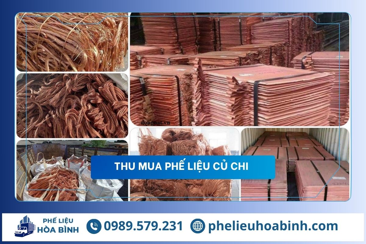 Thu mua phế liệu Củ Chi uy tín, hỗ trợ tận nơi, giá cao
