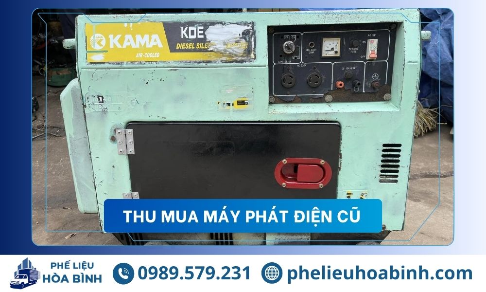 Thu mua máy phát điện cũ giá cao, uy tín, vận chuyển tận nơi
