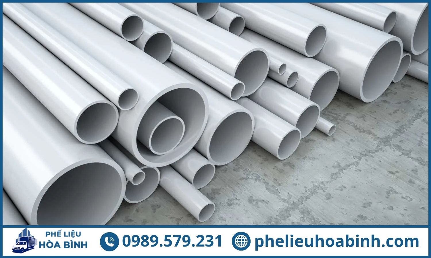 Nhựa PVC có giá thu mua thấp hơn ABS và PE, được ứng dụng làm ống nước, áo mưa…