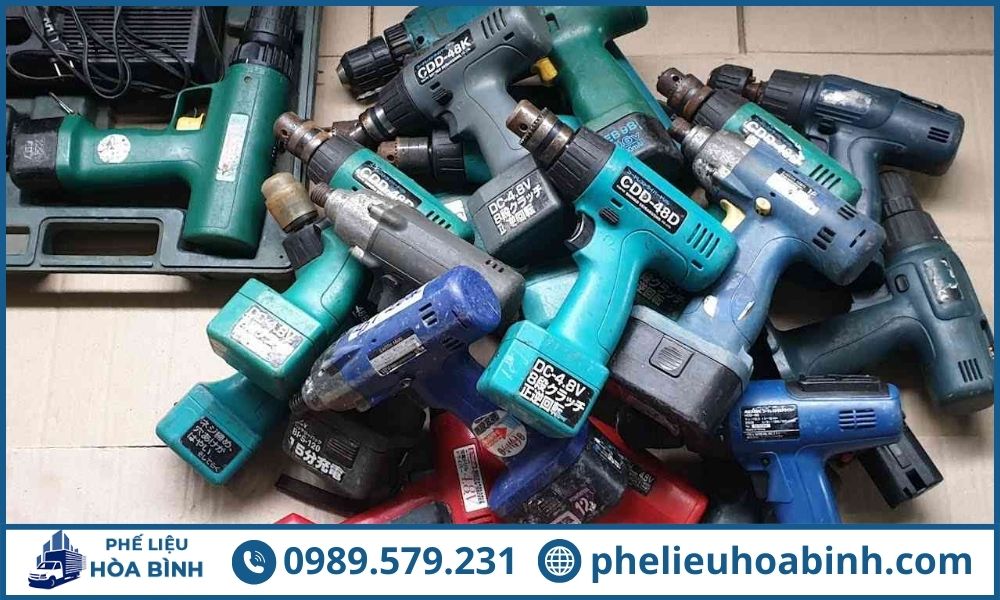 Quy trình thu mua máy khoan cũ tại Phế Liệu Hoà Bình