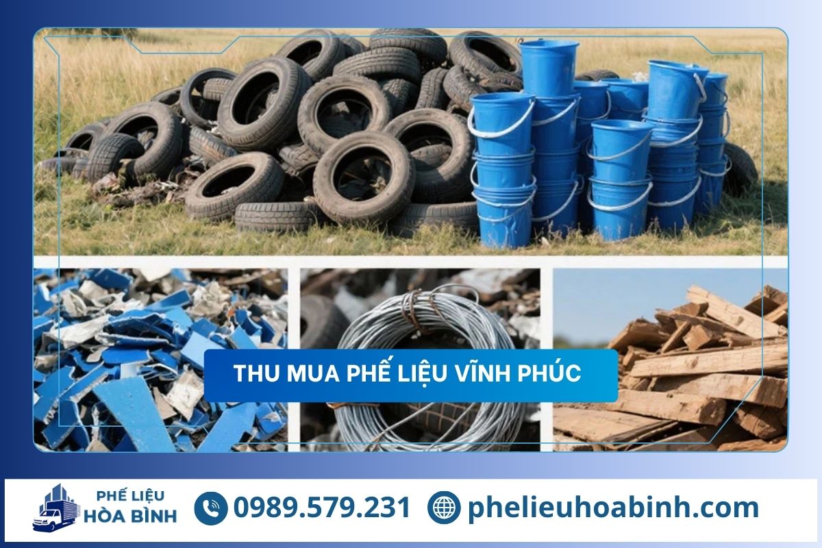 Thu mua phế liệu Vĩnh Phúc uy tín, hỗ trợ tận nơi, giá cao