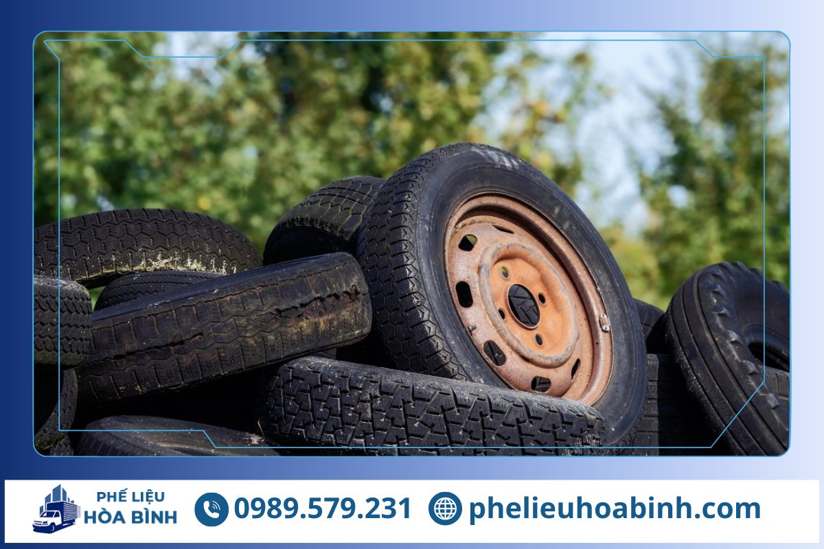 Phế liệu cao su, nhựa, giấy, đồng…tất cả đều được Phế Liệu Hòa Bình thu mua