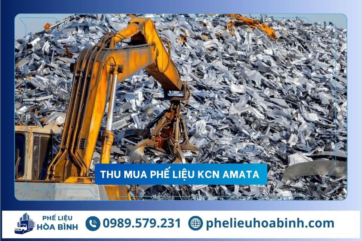 Thu mua phế liệu KCN Amata uy tín, hỗ trợ tận nơi, giá cao