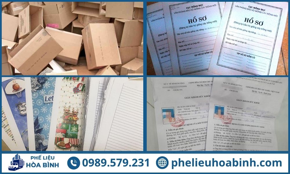 Phế Liệu Hoà Bình nhận thu mua các loại giấy vụn phế liệu trên thị trường