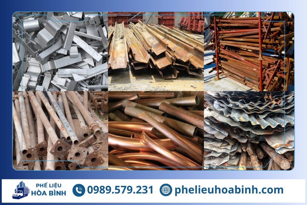 Các loại phế liệu được thu mua tại Phế Liệu Hòa Bình